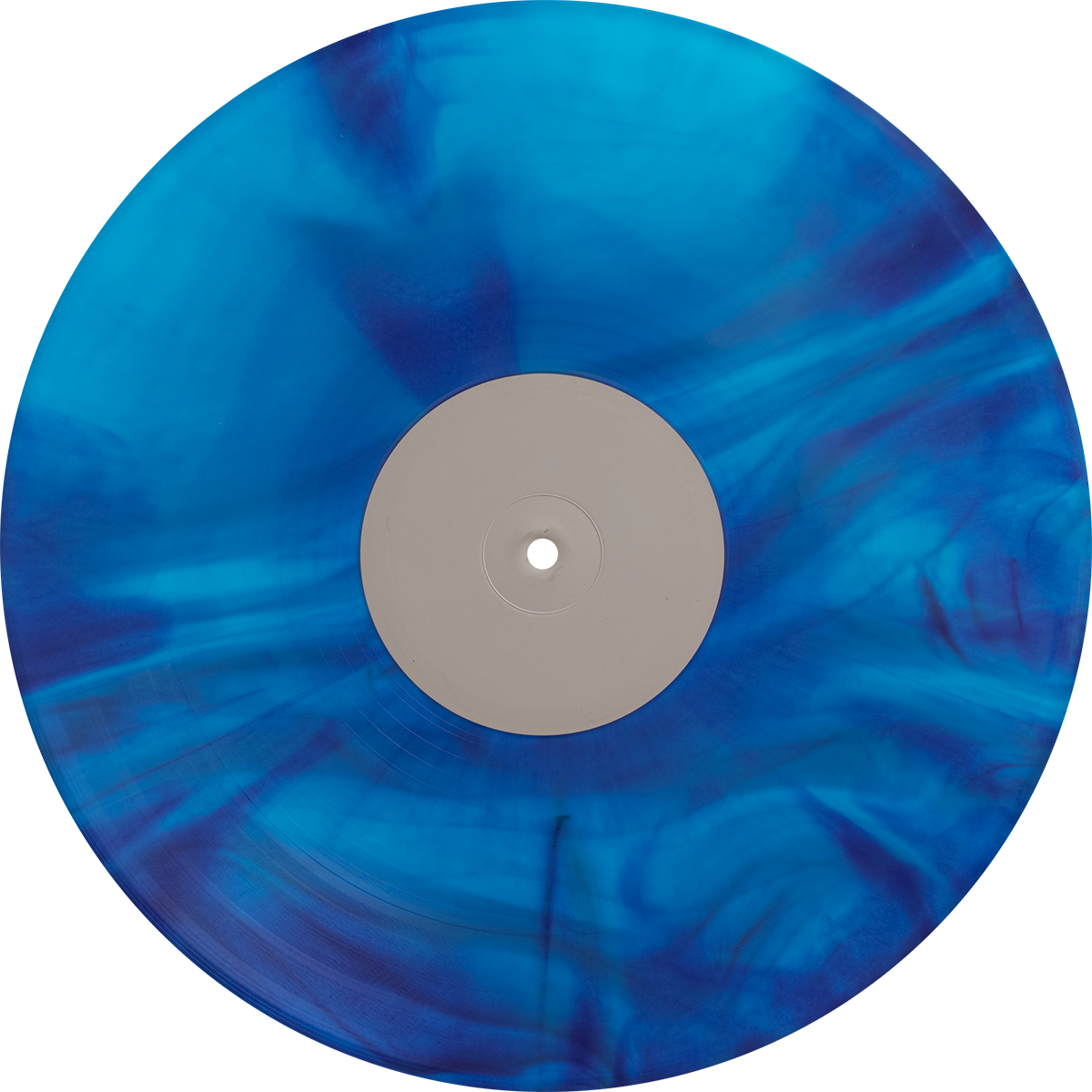 Vinyle bleu splatter by B-Side Factory