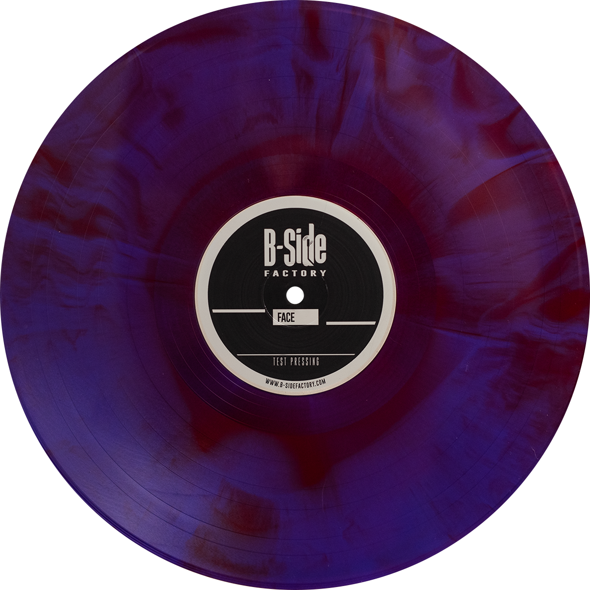 Vinyl Duo Bleu Rouge Marbre 1