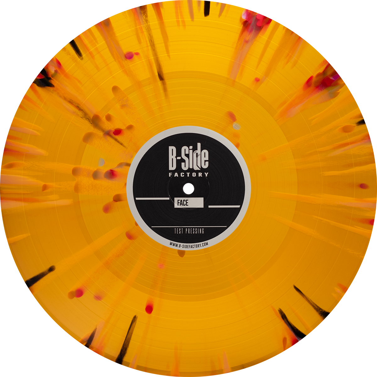 Vinyl Orange Splatter 1