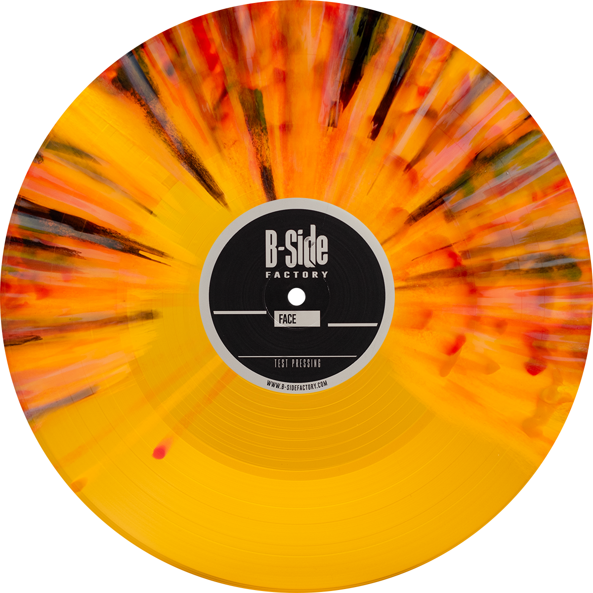 Vinyl Orange Splatter 3