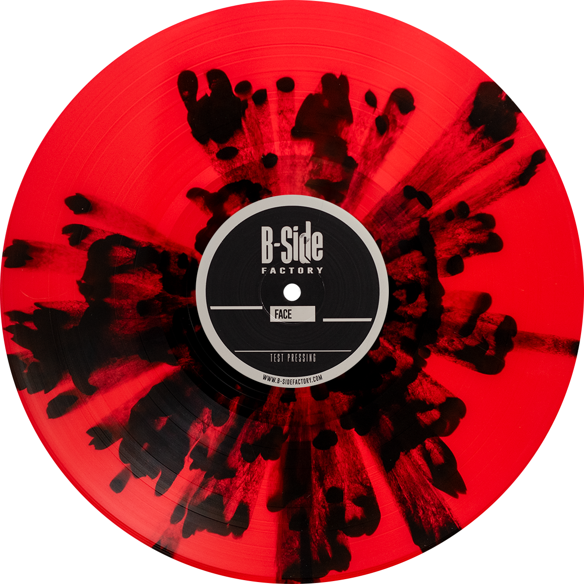 Vinyl Rouge Splatter Noir 1