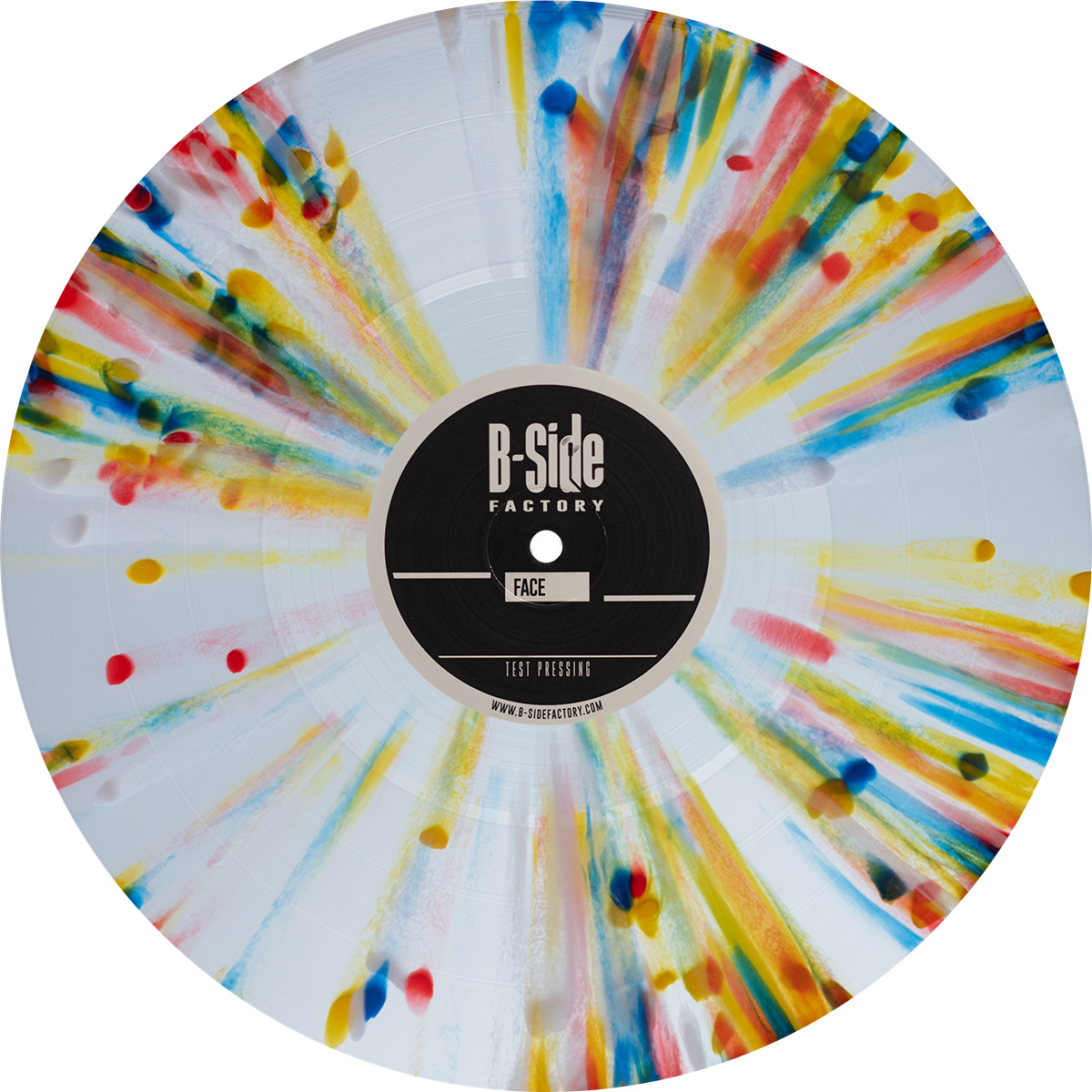 Vinyl Splatter Blanc Couleurs 1