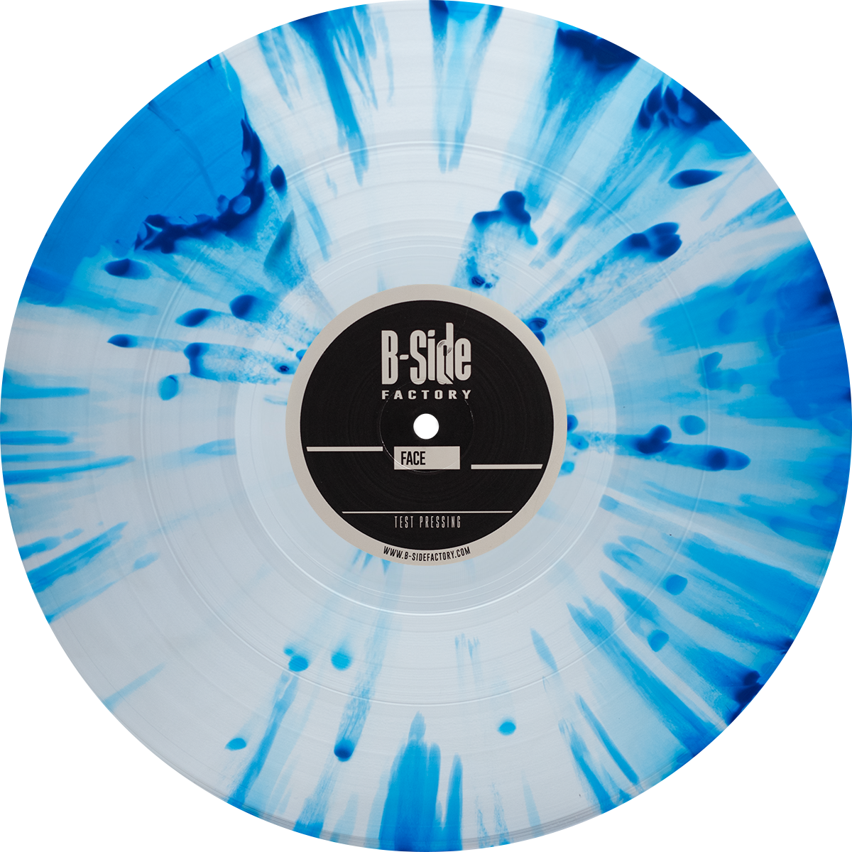 Vinyl Splatter Bleu 1