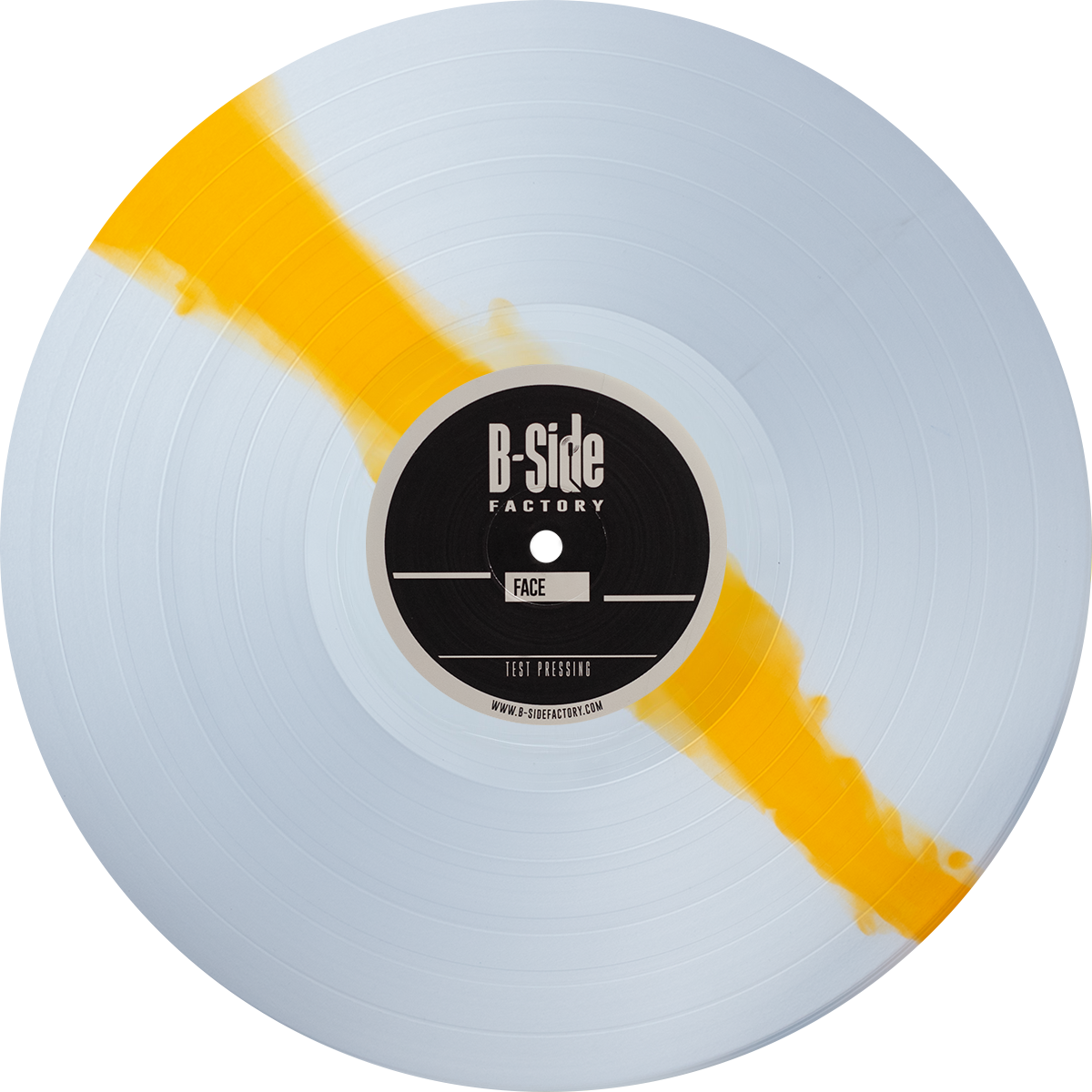 Vinyl Splatter Jaune Blanc 1