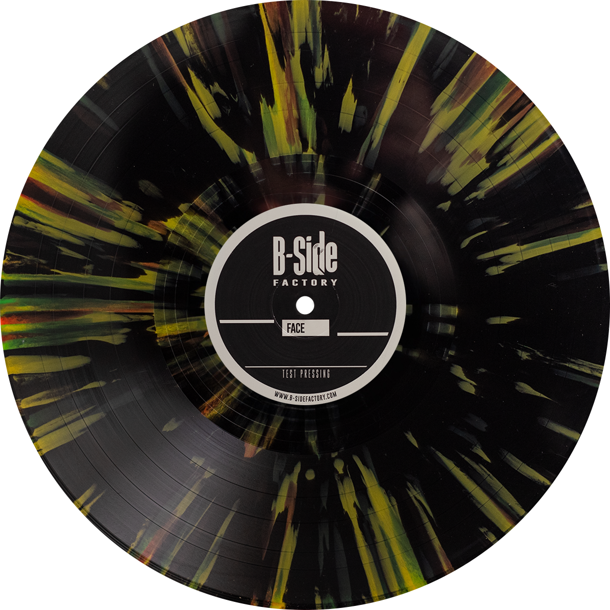 Vinyl Splatter Noir Jaune 1