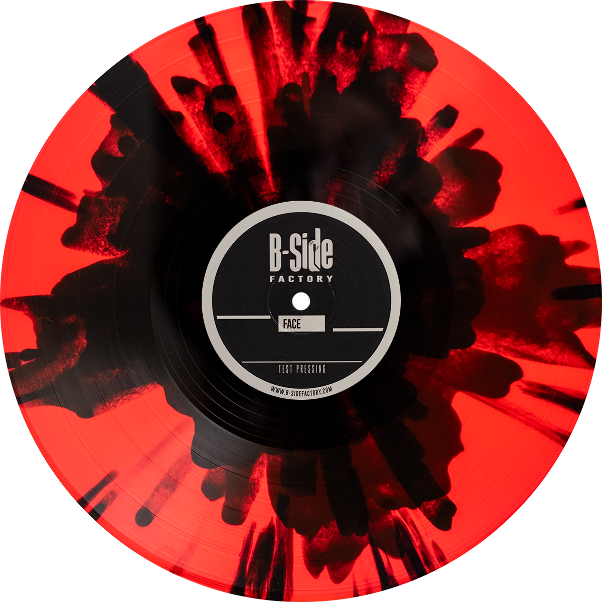 Vinyl Splatter Noir Rouge 1